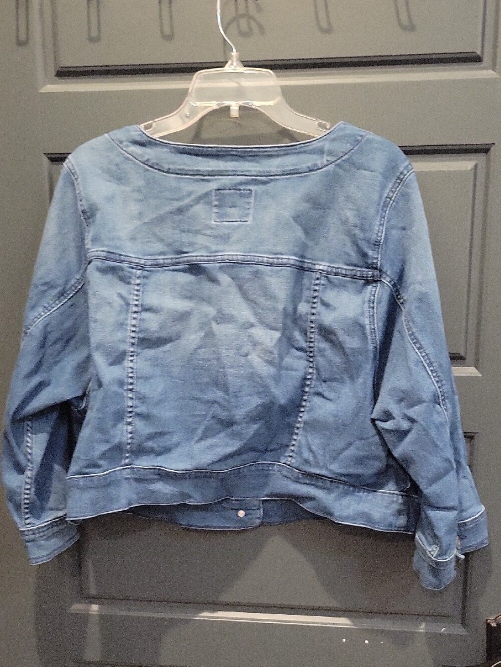 torrid Light Blue Denim Jacket with Button-Front - Picture 2 of 4